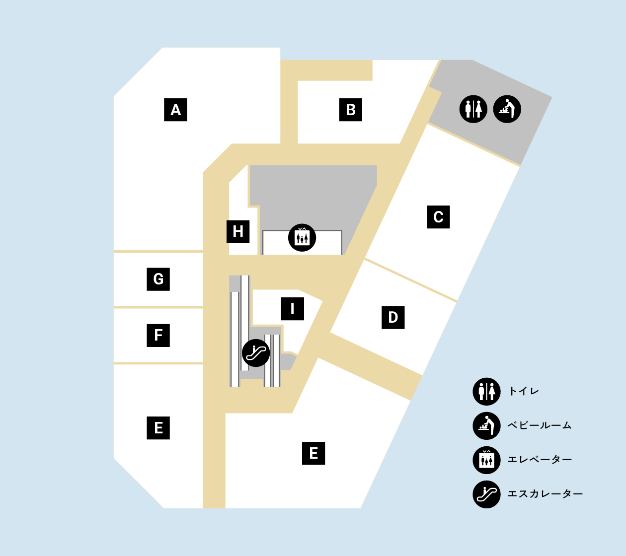 自由が丘のフロアマップ